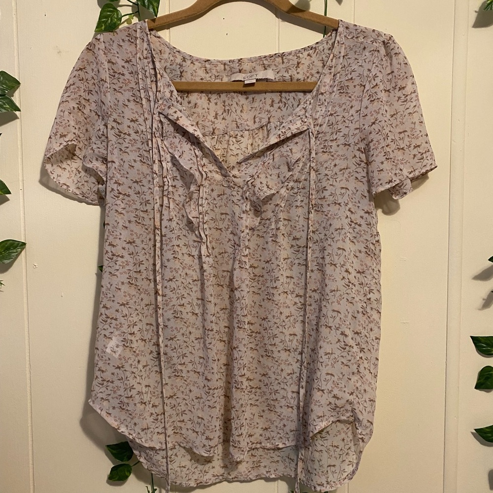 Floral Print Women's Top